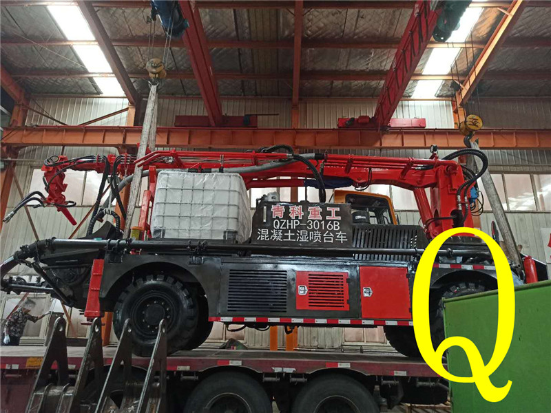 混凝土泵 青科重工 濕噴臺車