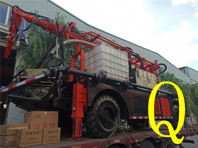 混凝土泵 青科重工 濕噴臺車