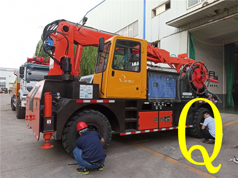 混凝土泵 青科重工 濕噴臺車