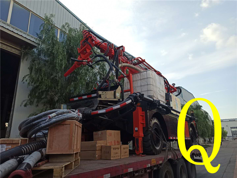 混凝土泵 青科重工 濕噴臺車