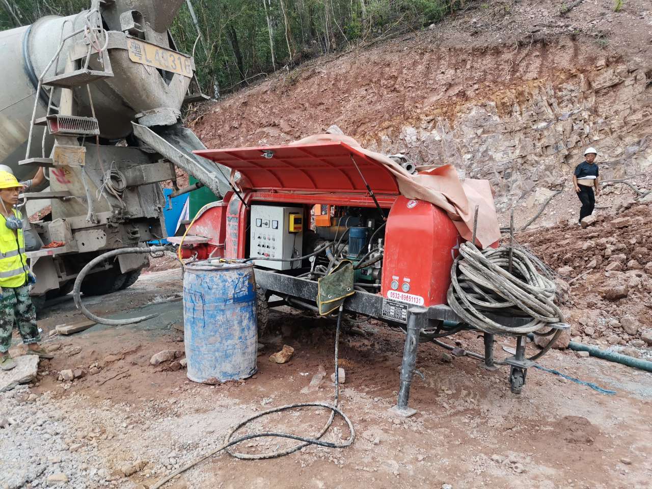 混凝土泵 濕噴機 濕噴臺車