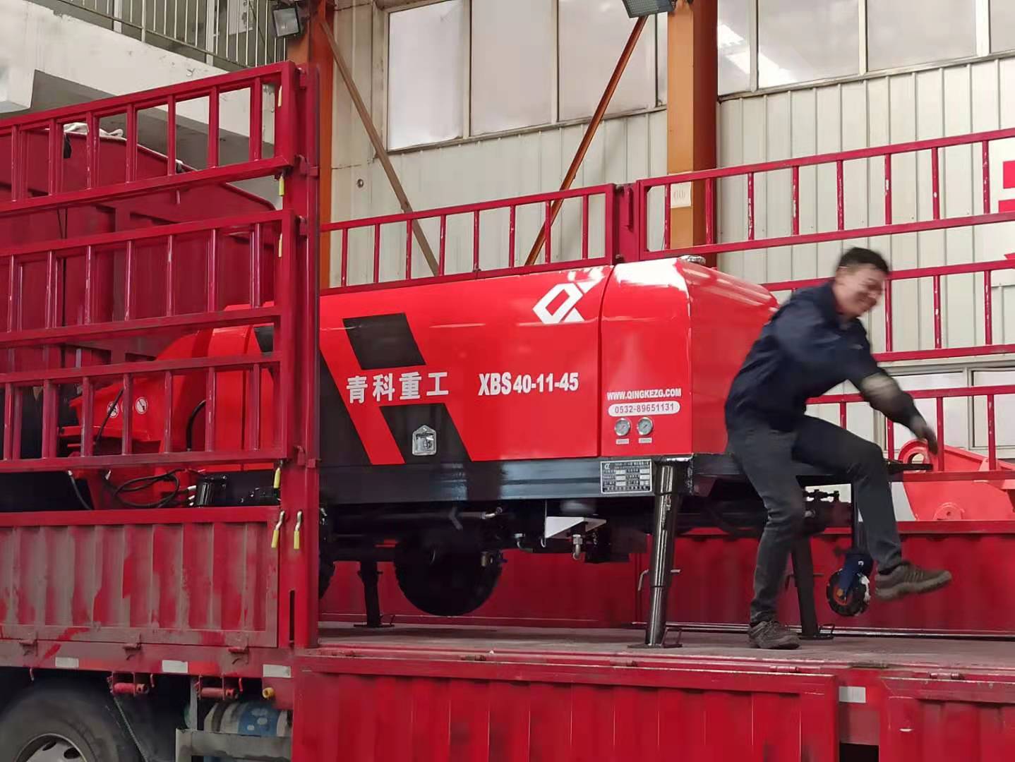 混凝土泵 青科重工 細(xì)石泵